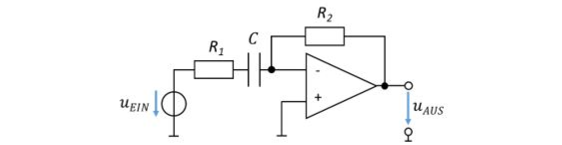 Active high-pass filter of the solution